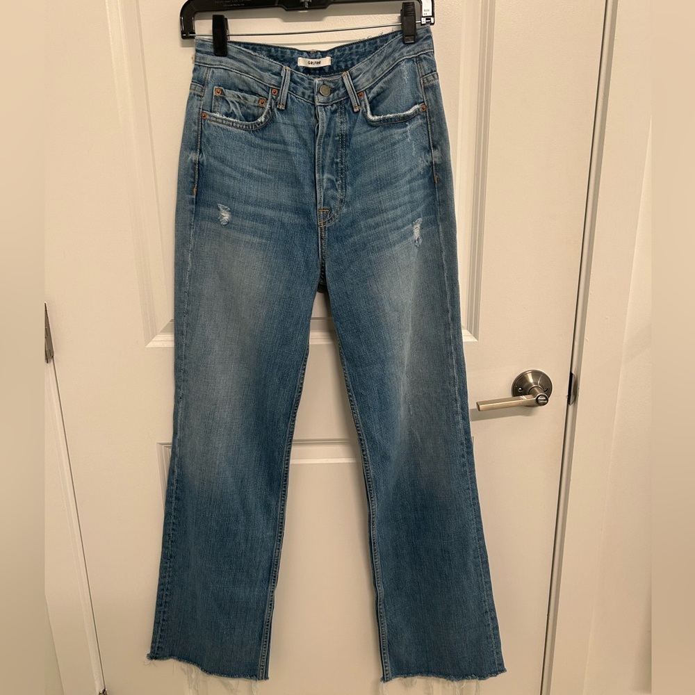 New with Tags NWT GRLFRND Carla wide-leg Jean Size 27